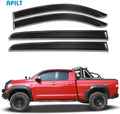 Tape-On Side Window Deflectors Dark Smoke 4-Piece Set X146140