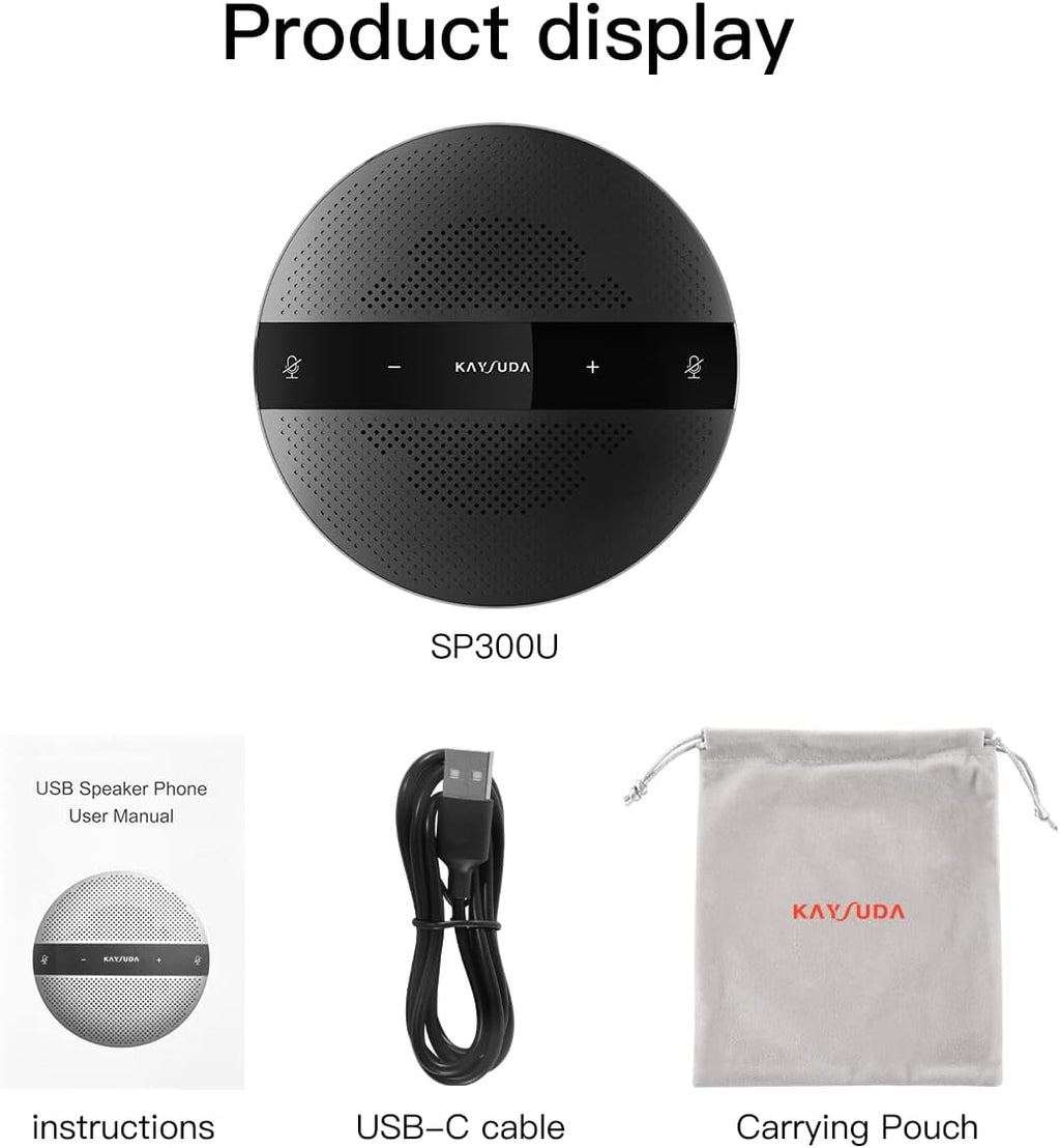 Pack of 2 USB Speakerphone Microphone for Conference Call N235