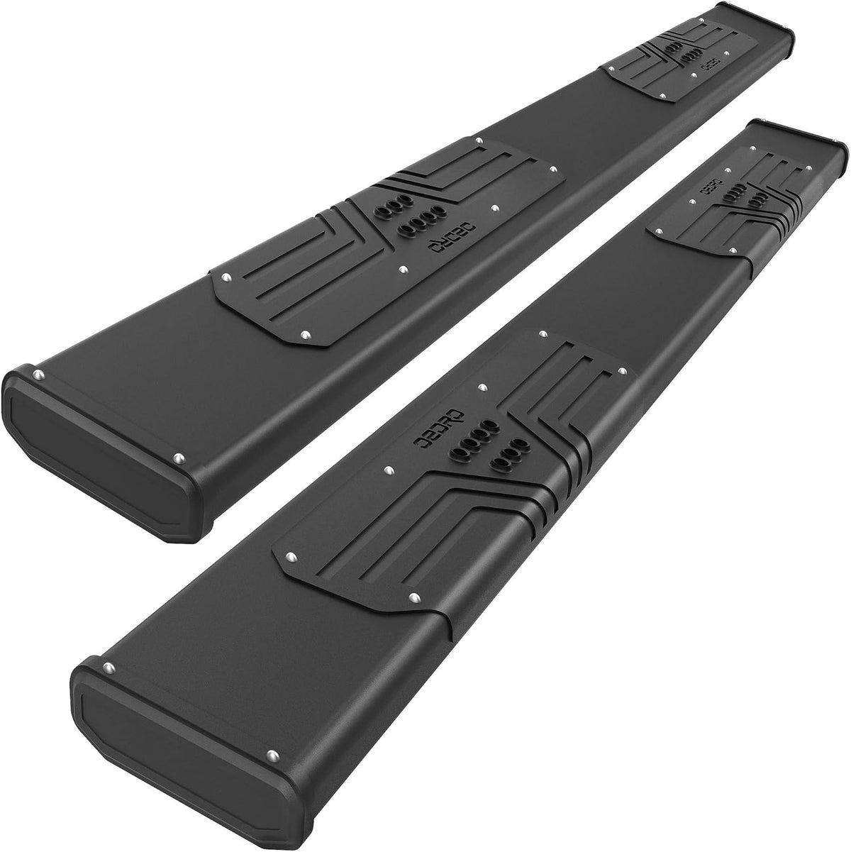 Black Textured Aluminum Running Boards S423593