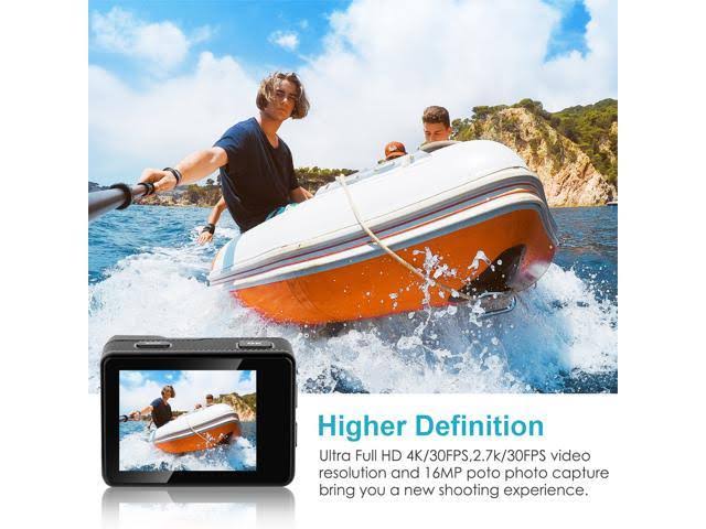 4K Waterproof Action Camera with Touch Screen T488