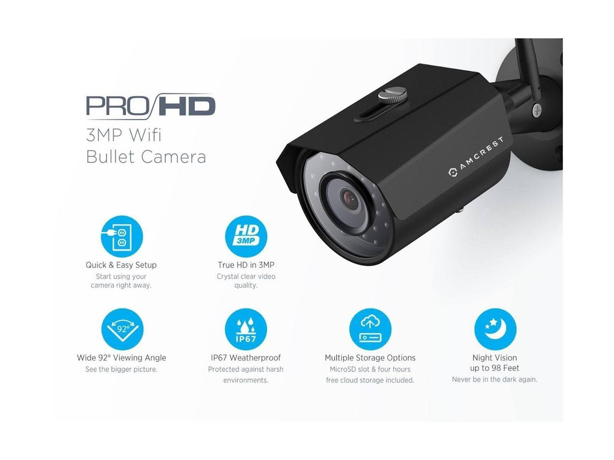 2K 3MP Wireless Outdoor Security Camera N5529
