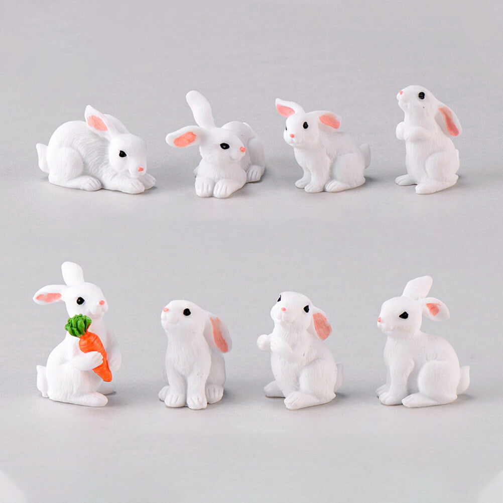 Rabbit Spring Decoration Dollhouse Plant Model Micro Landscape Accessories Child H79047