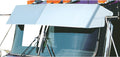 Stainless Steel 13” Blind Mount Drop Visor for Kenworth W900L Style Cab B445790