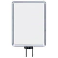 Vertical Swivel Mount Sign Frame, 11 x 14 in. Chrome W111748