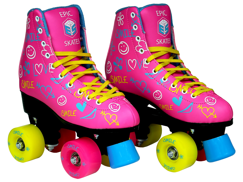 Blush Quad Roller Skates - Size 9 U4035