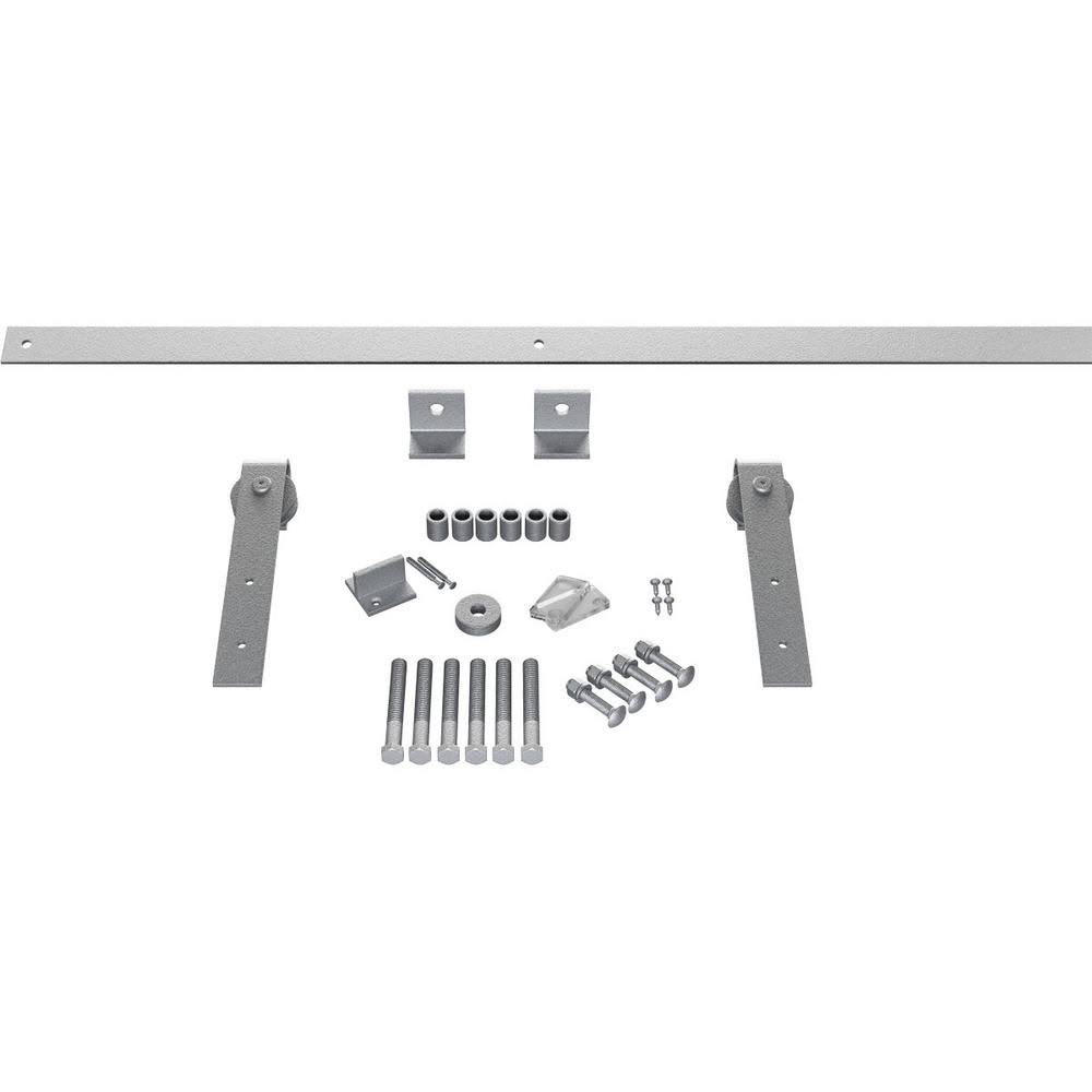 Barn Door Hardware Set with 6 ft Track, PC Chrome H47074