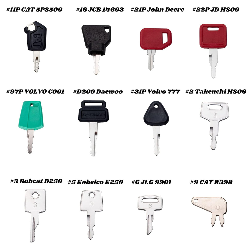 67 Keys Master Construction Ignition Key Set M9394
