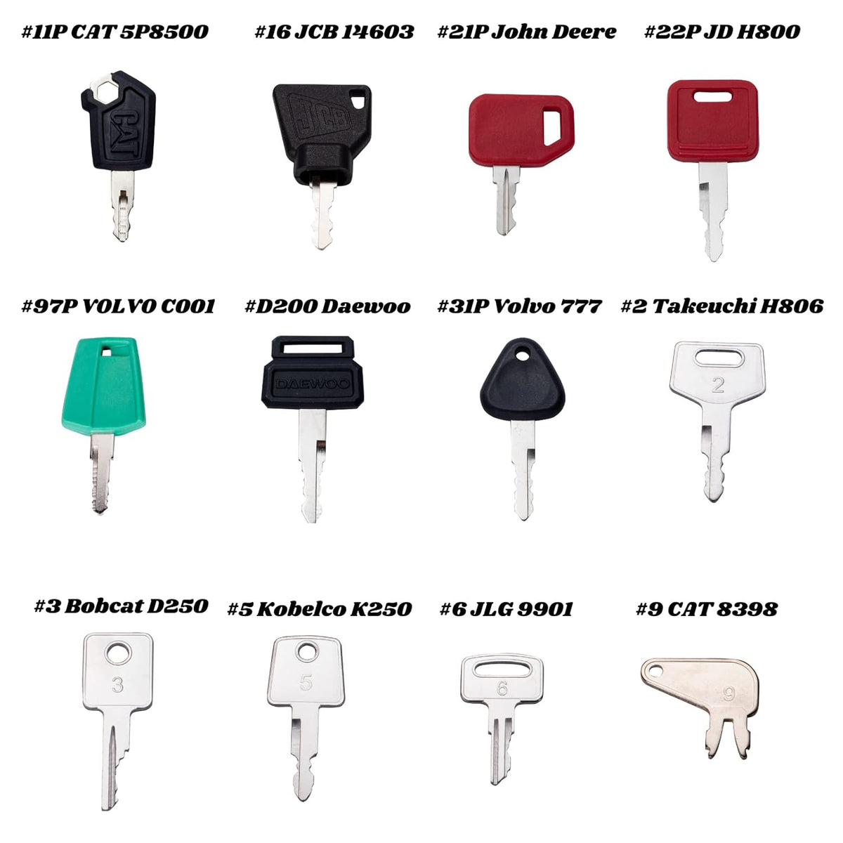 67 Keys Master Construction Ignition Key Set M9394