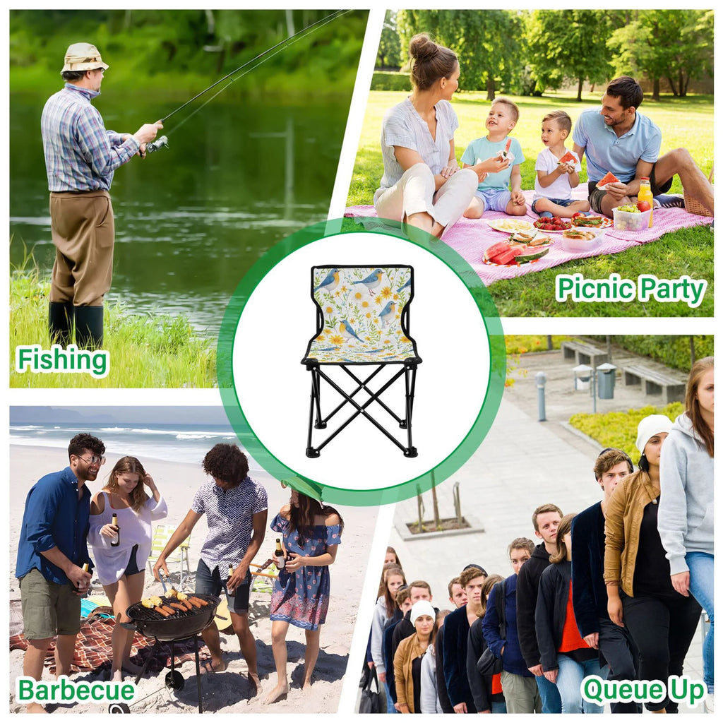 Portable Camping Chair with Carry Bag Y49048