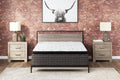 King Mattress with Latex in White/Gray G44607