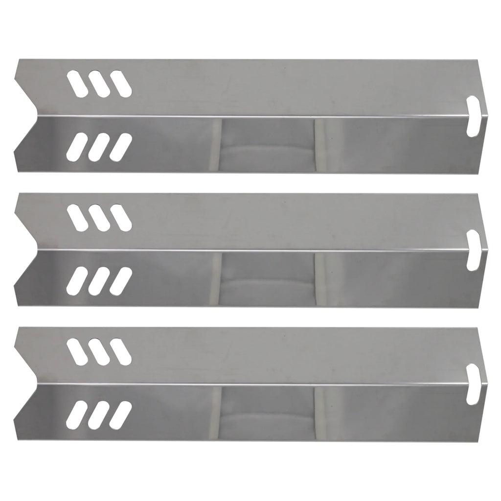 3-Pack Stainless Steel BBQ Grill Heat Shield Plate Replacement Parts 15" G443