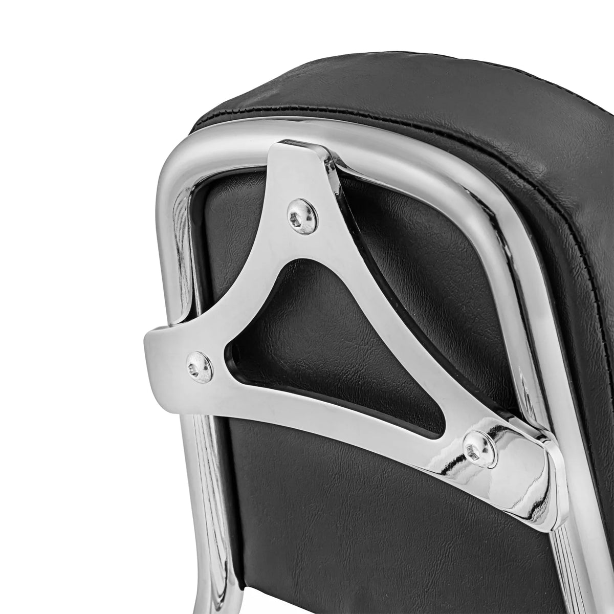 Chrome Passenger Backrest Sissy Bar and Luggage Rack for Harley Dyna I71556
