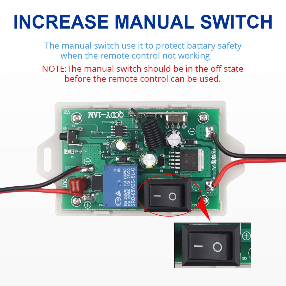 12V 180Amp Car Marine Battery Disconnect Switch Pack of 2 N59040