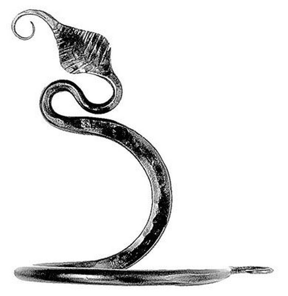 Black Acorn Leaf Towel Ring M955025