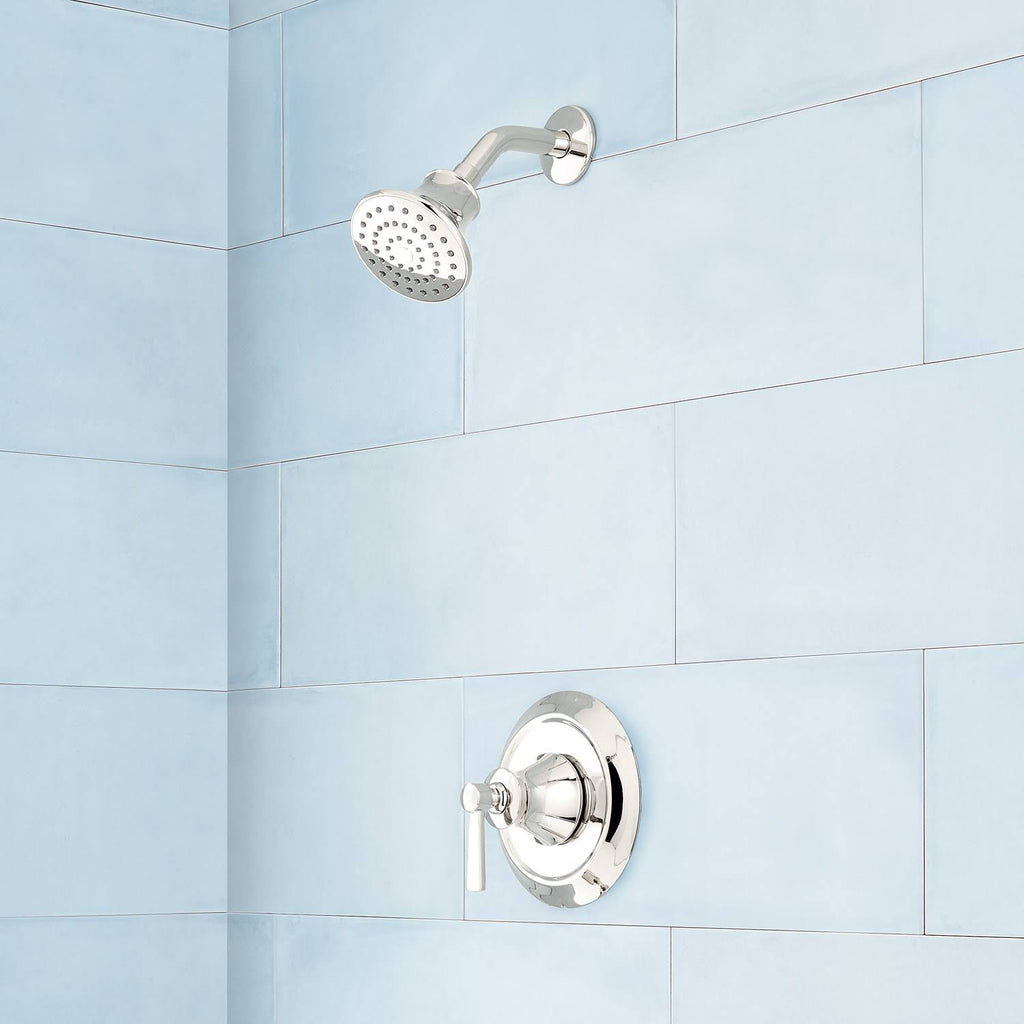 Polished Nickel Pressure Balance Shower Set Trim M5813