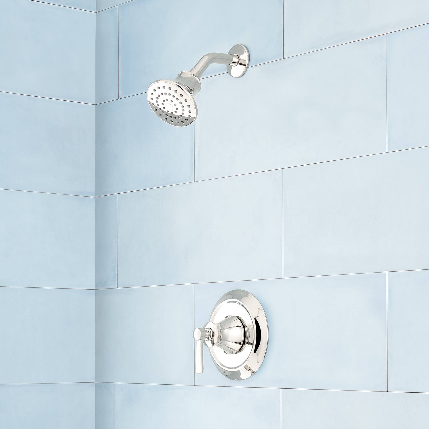 Polished Nickel Pressure Balance Shower Set Trim M5813