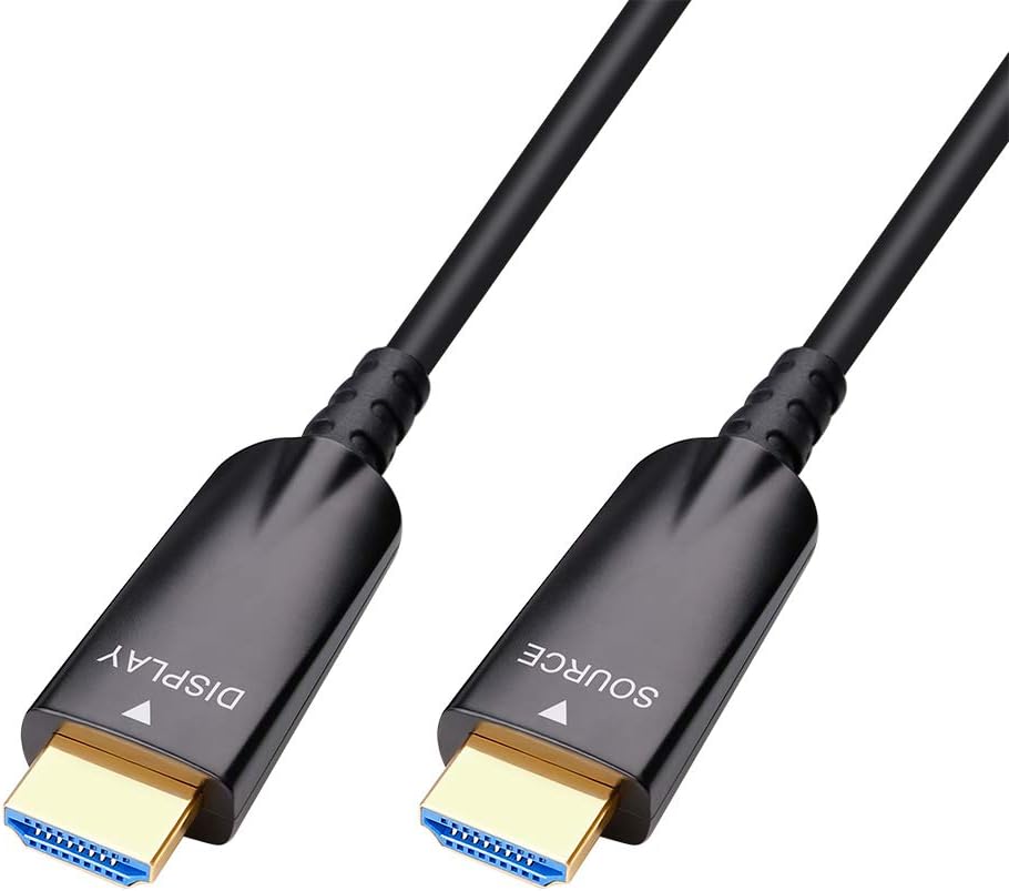 10m Fiber Optic HDMI Cable 4K 30Hz 1080p 60hz Black E901820
