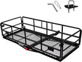 Folding Vehicle Cargo Basket 60" x 24" x 14" for 2" Receiver H160