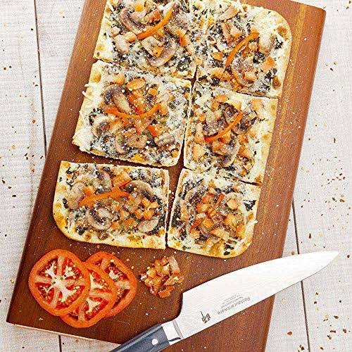 Carbonized Acacia Wood Serving Platter 18.5 Inches H260