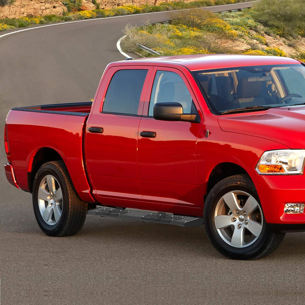 Black Textured Aluminum Running Boards S423593