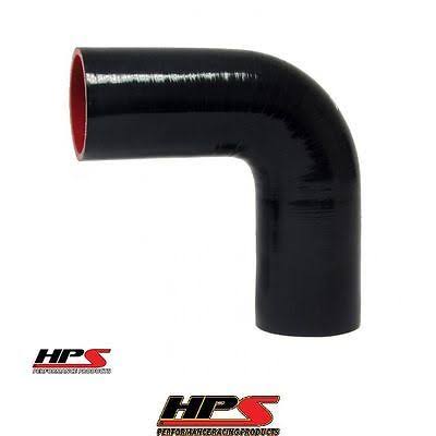 Black 90 Degree Silicone Elbow Coupler Hose D742993