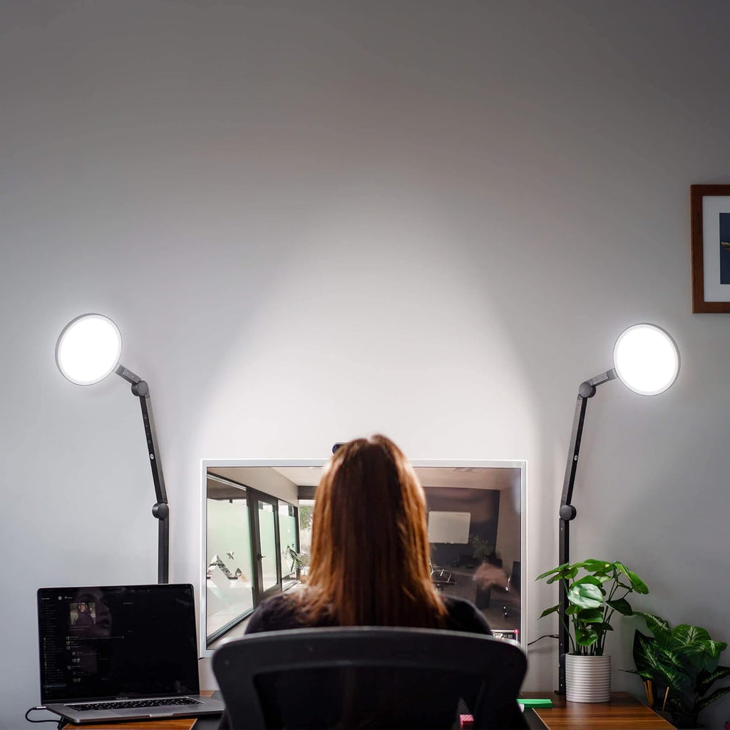 LED Desk Light with Clamp, Adjustable Brightness, Color Temperature Q2687
