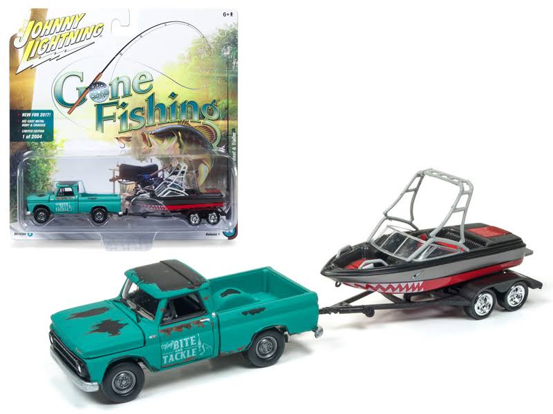 Green 1965 Chevrolet Truck Diecast Model Car G28562