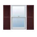 18 inchw x 35 inchh Vinyl Open Louver Shutters Per Pair Y459542