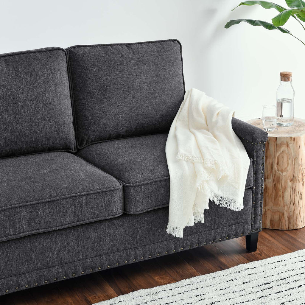 Dark Grey Fabric Sofa I127