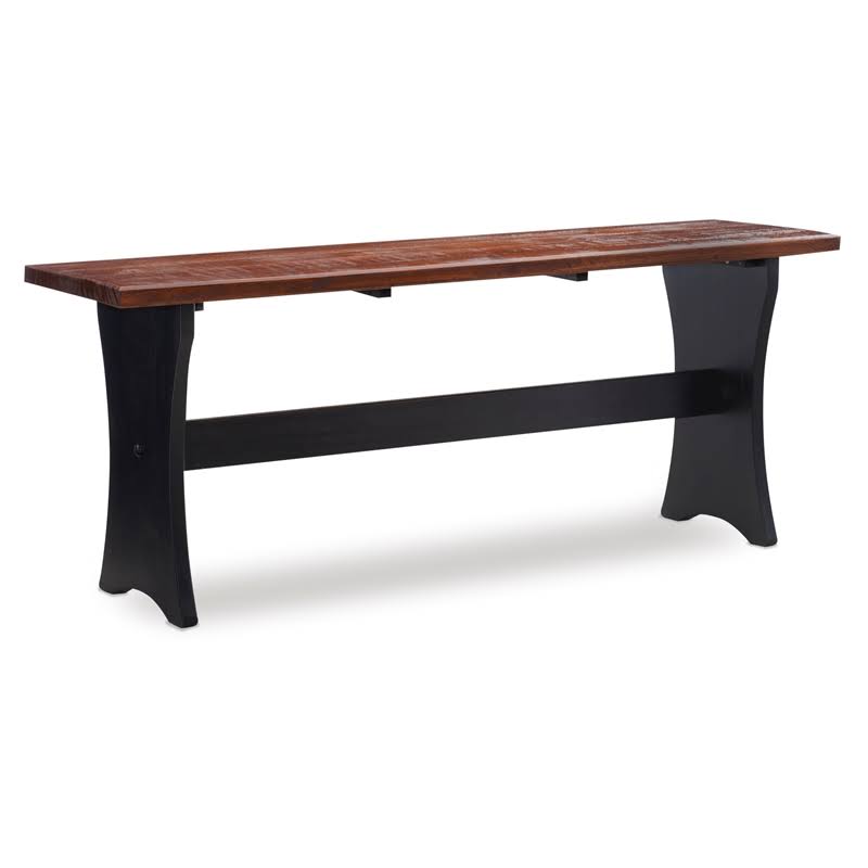 Black Solid Wood Dining Nook W469003