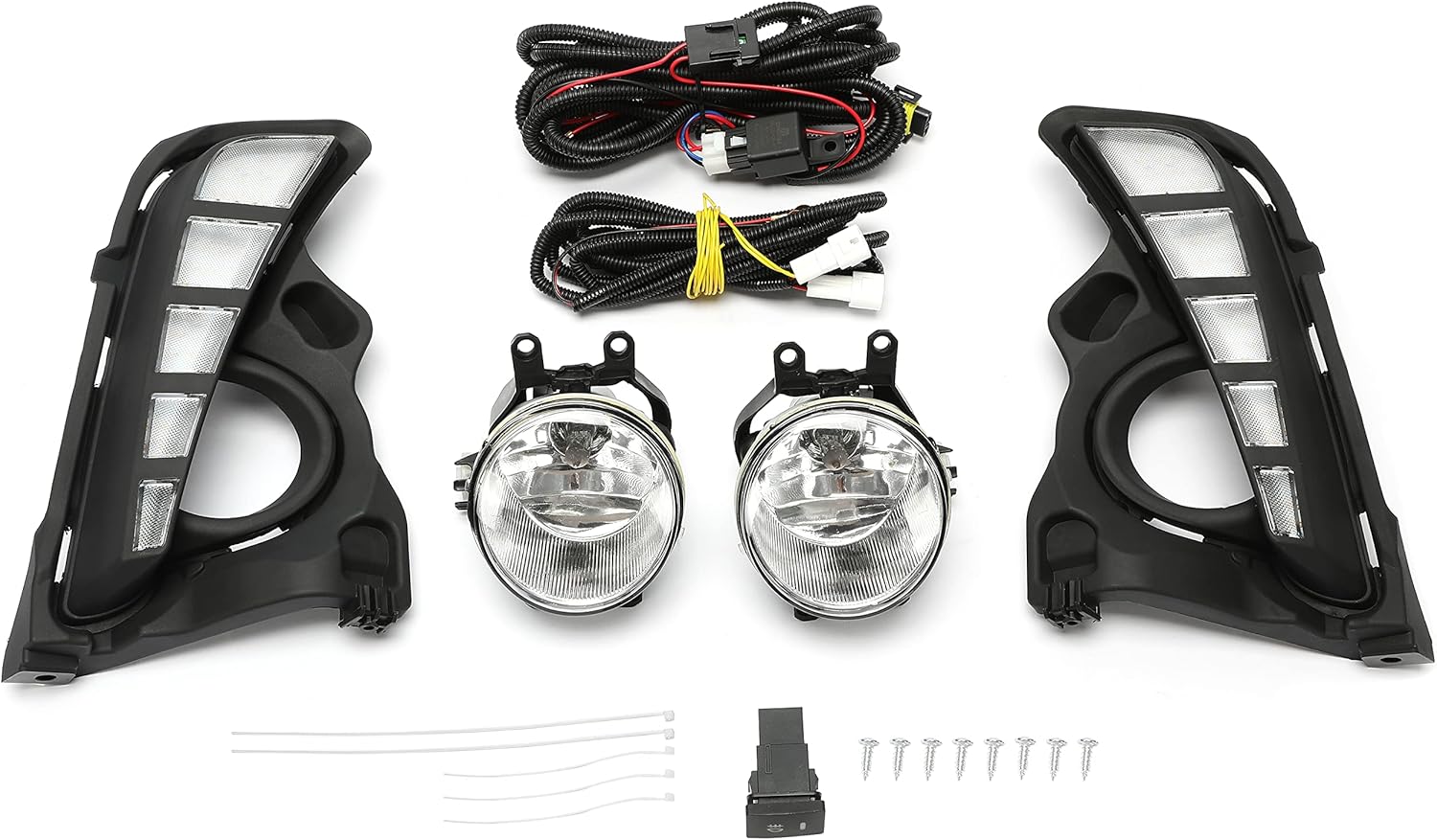 LED Daytime Running Light Fog Lights with Harness Kit O795