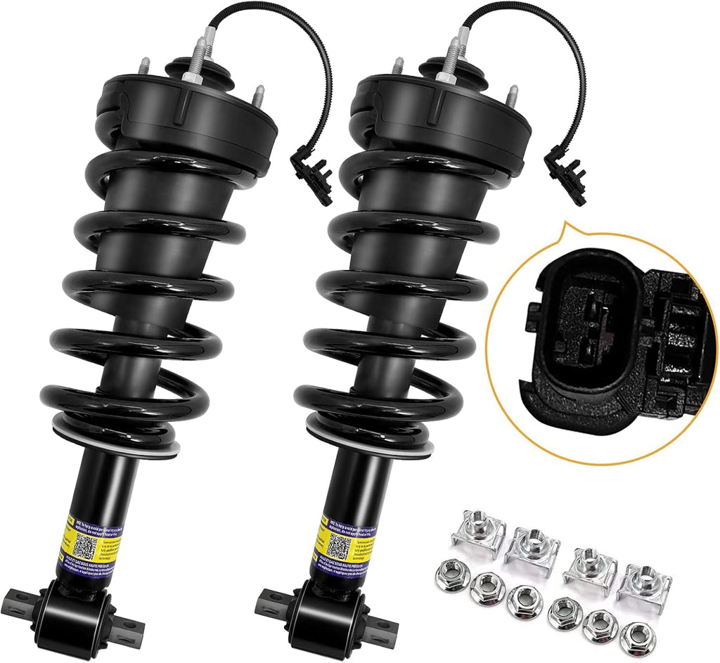 Front Shock Absorbers with Magnetic Ride Control Compatible with 2015-2021 Chevrolet Silverado Escalade Tahoe Suburban Sierra 1500 Yukon XL MRC Assembly B966