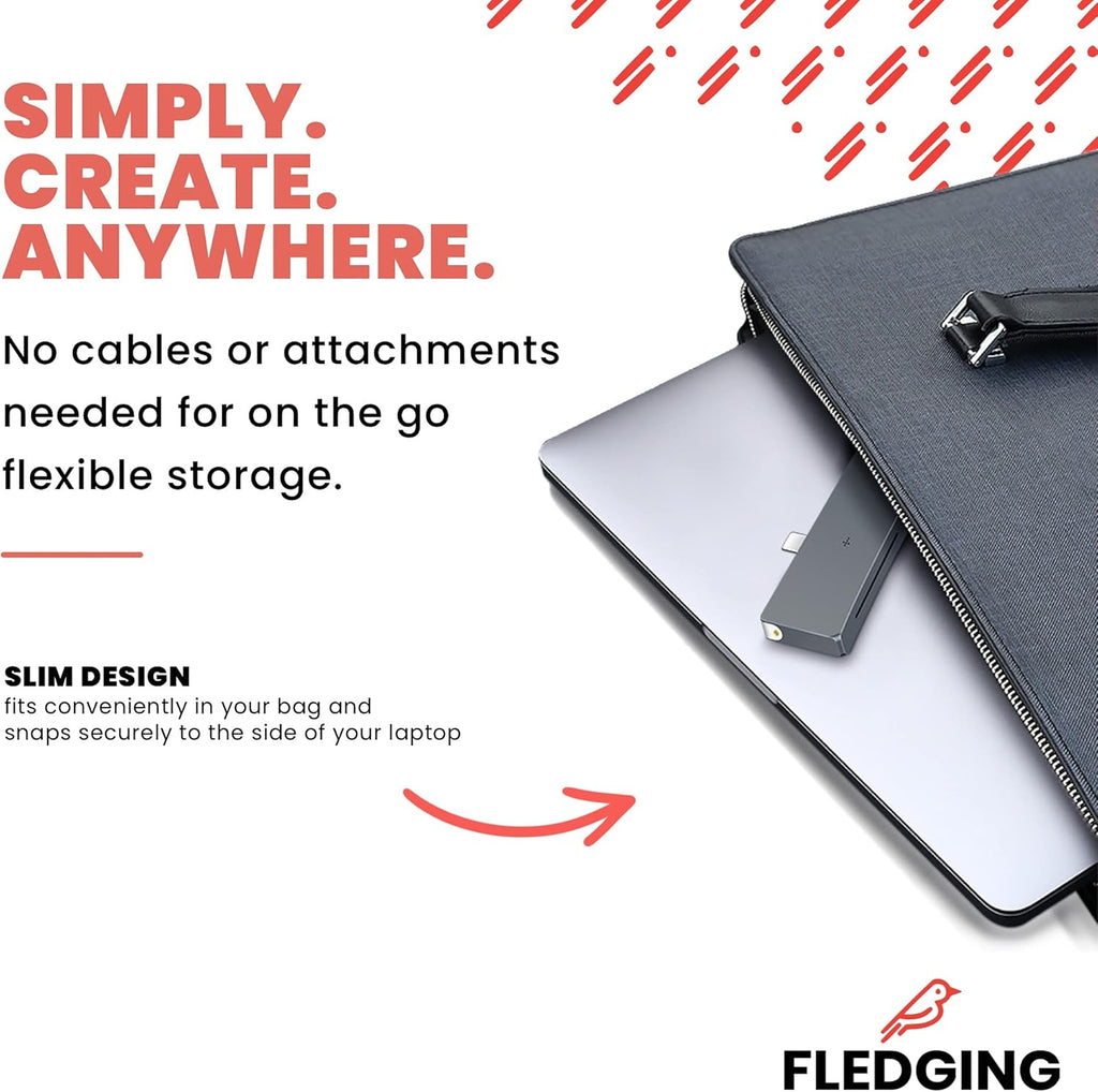 Slim USB-C M.2 NVMe External Storage (1TB) P639