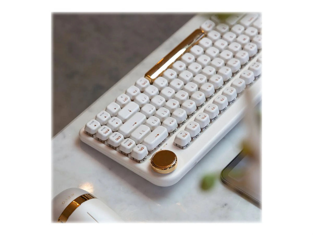 Backlit Wireless Keyboard with Gateron Blue Switch W457899