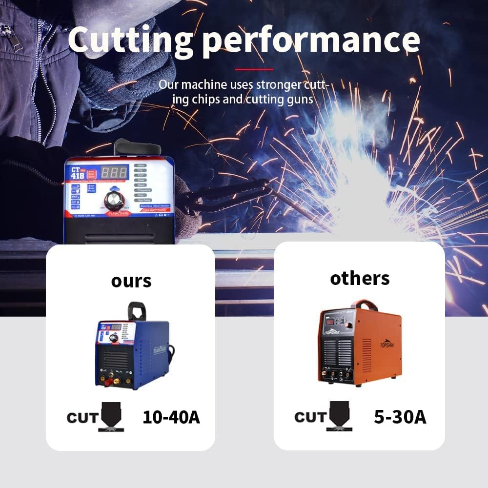 Air Plasma Cutter 4 IN 1 MMA Tig Pulse DC IGBT Welding Equipment K31119