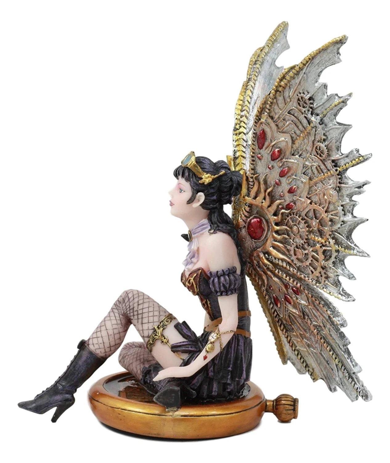 Steampunk Fairy Figurine 8.5" Tall Statue J934