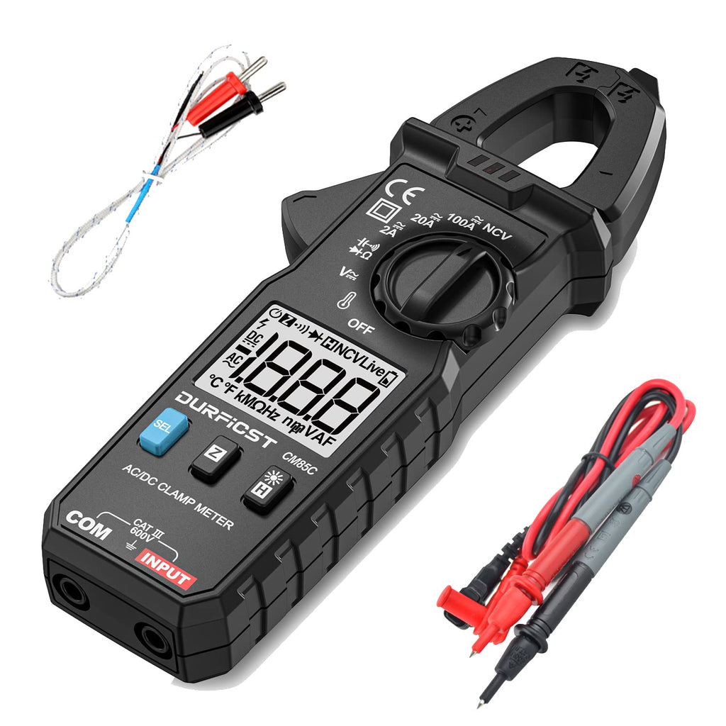 AC/DC Auto Range 100A 600V NCV Clamp Multimeter N160