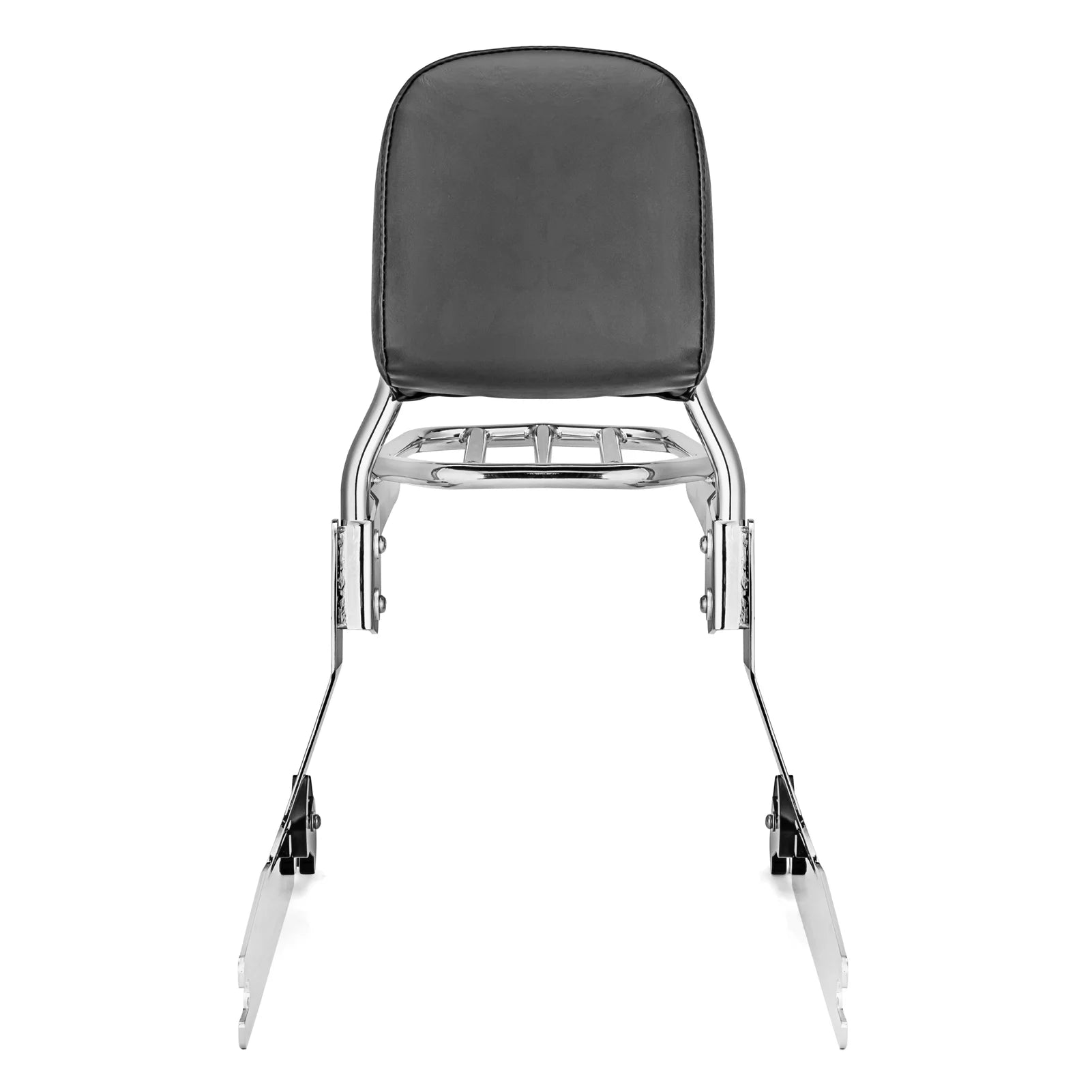 Chrome Passenger Backrest Sissy Bar and Luggage Rack for Harley Dyna I71556