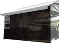 Black Mesh Sun Shade Screen for Awning Pack of 2 V179327