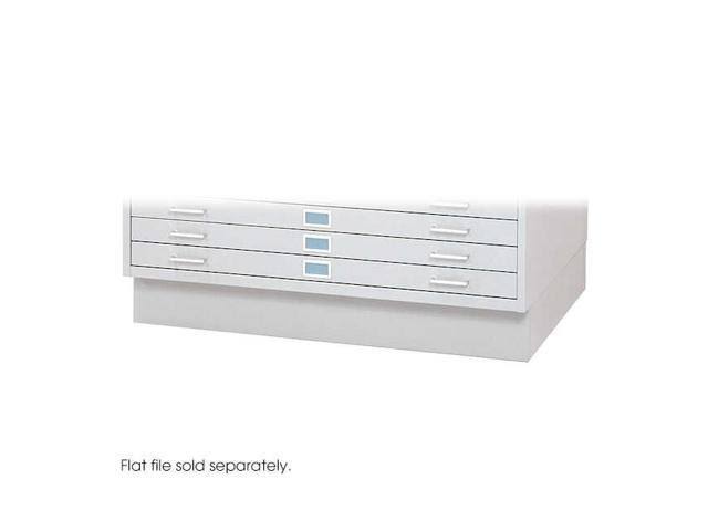White Closed Base for Steel Flat File E576225