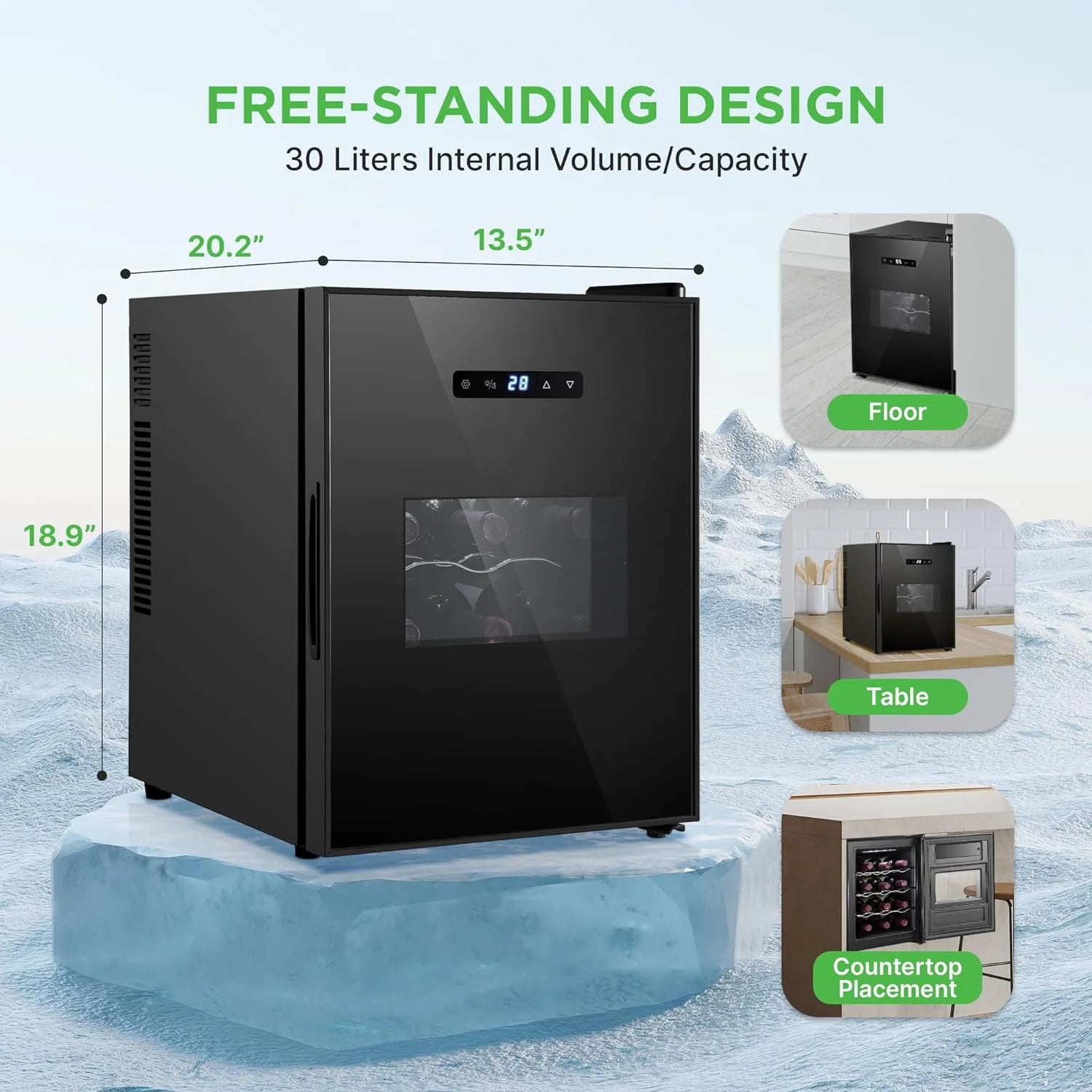 12 Bottle Single-Zone Refrigerator X13690