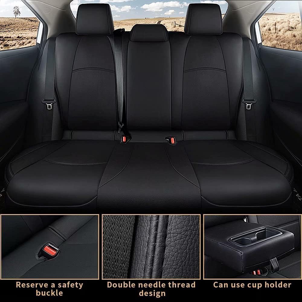 Waterproof Faux Leather Full Set Car Seat Covers D10933