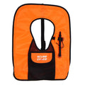 Orange Snorkel Vest With Front Pocket & Whistle Z176683