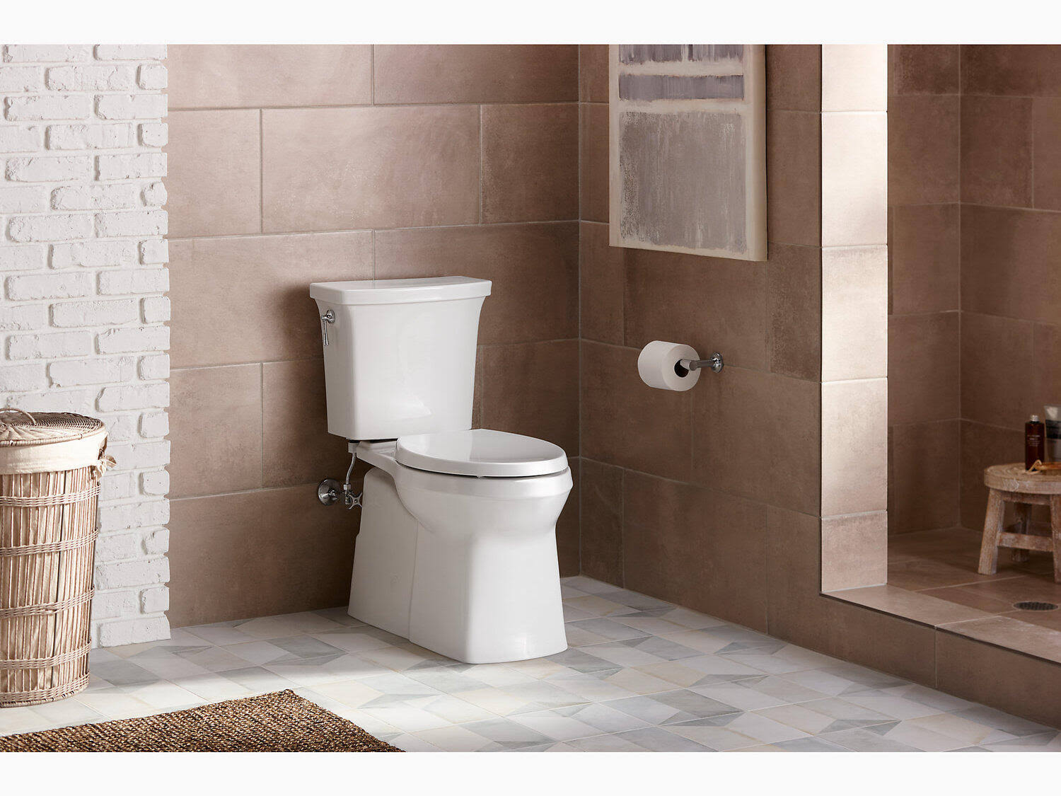 Comfort Height Two-Piece Elongated 1.28 GPF Toilet O4721
