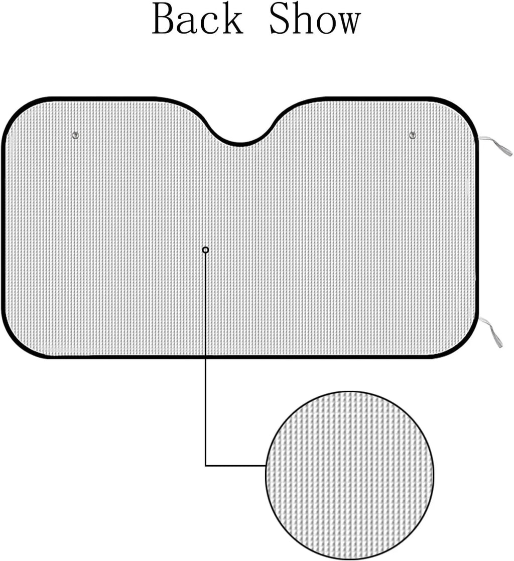 Foldable Car Windshield Sunshade 55 x 27.5 inch N25944