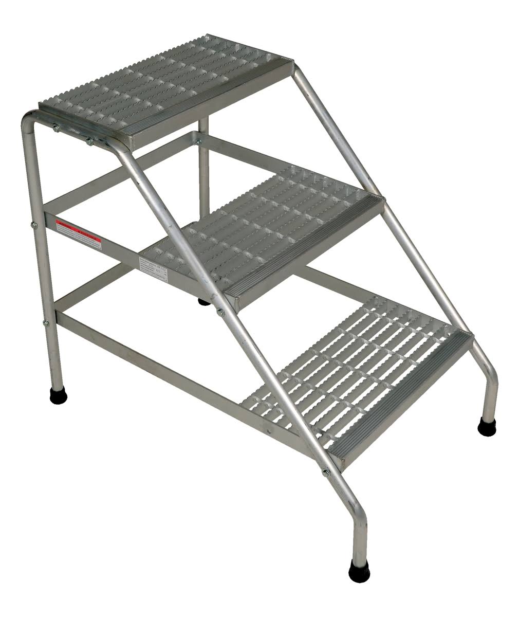 Yellow 3 Step Aluminium Stand L263509
