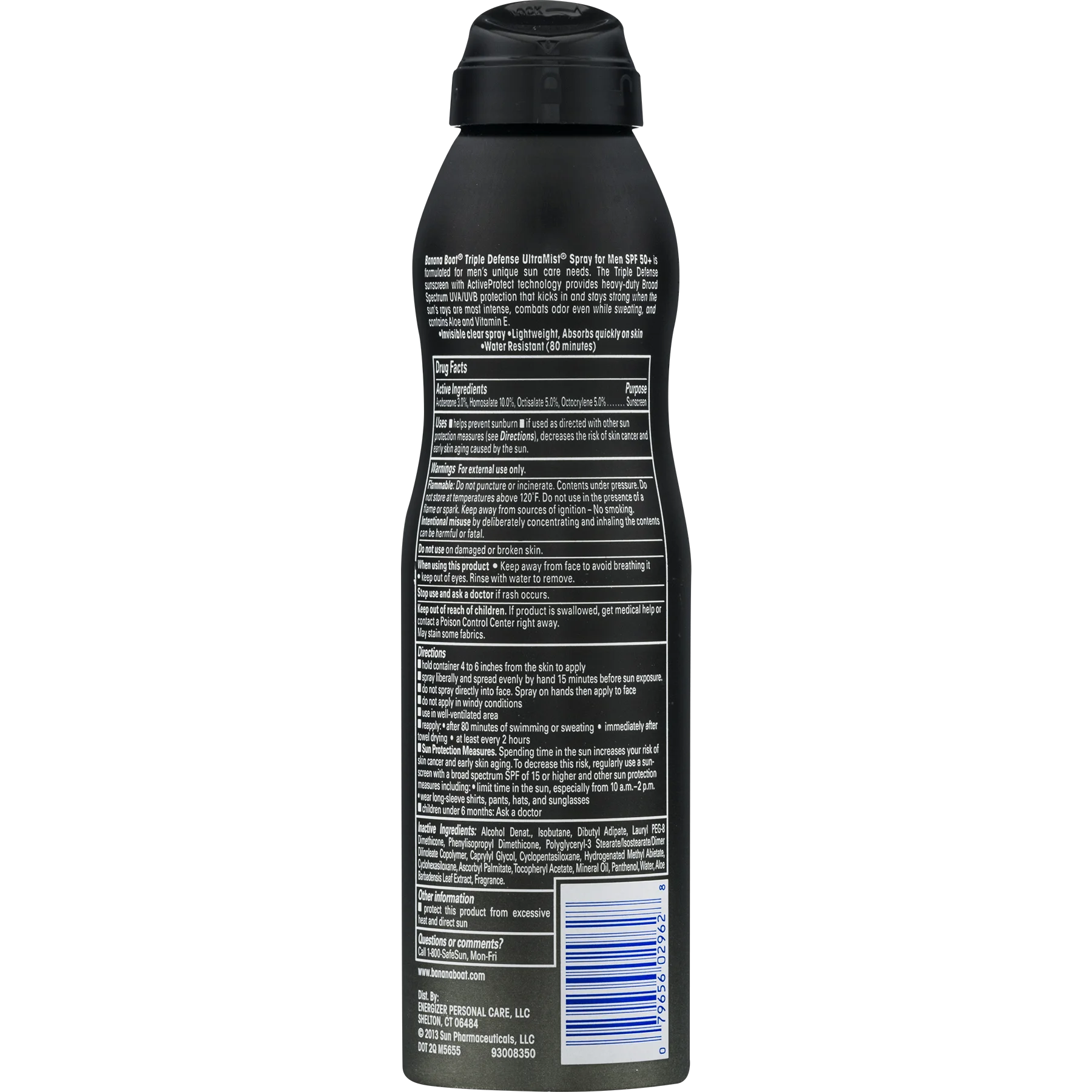Banana Boat Sunscreen Triple Defense Broad Spectrum Sun Care Sunscreen B584466