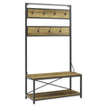 Rustic Oak Hall Tree Z447951