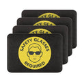 Black Safety Message Mat U6341