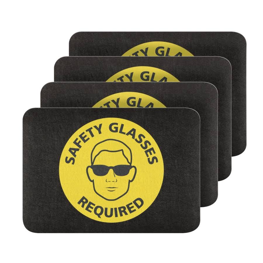Black Safety Message Mat U6341